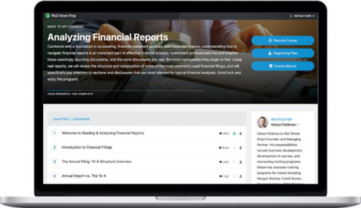 Wall Street Prep – Analyzing Financial Reports