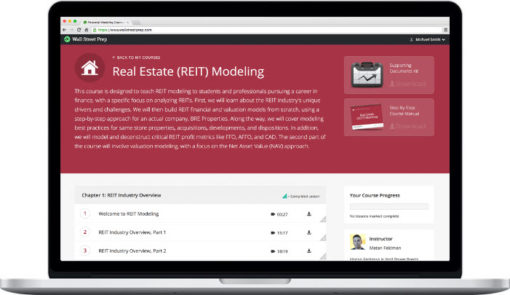 Wall Street Prep – Real Estate (REIT) Modeling